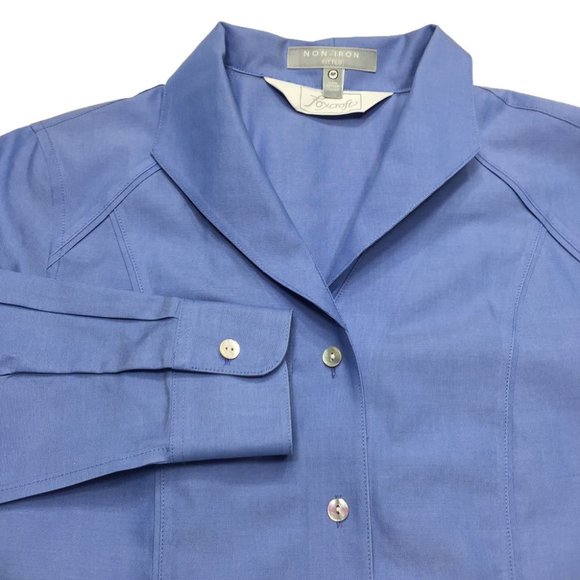 Foxcroft Non Iron‎ Fitted Button Shirt - Picture 2 of 4